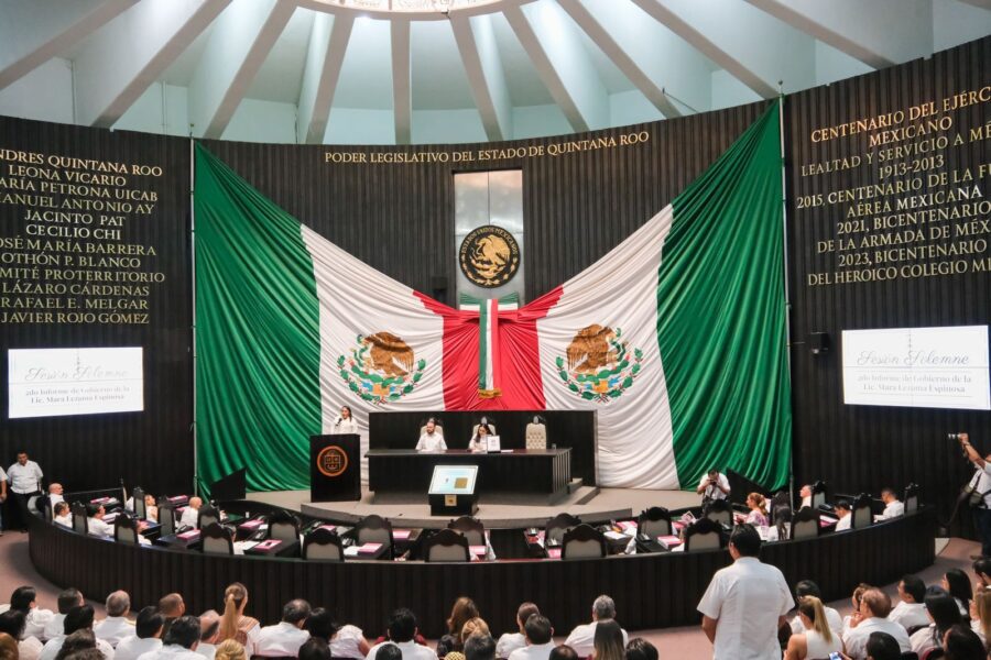 ENTREGAN SEGUNDO INFORME DE LA GOBERNADORA MARA LEZAMA ANTE CONGRESO DE ...